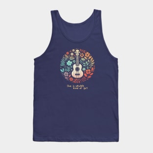 Ukulele kind of girl Tank Top